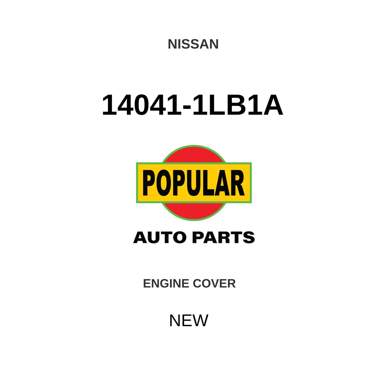 Genuine 2017-2024 Nissan Armada Engine Cover 14041-1LB1A