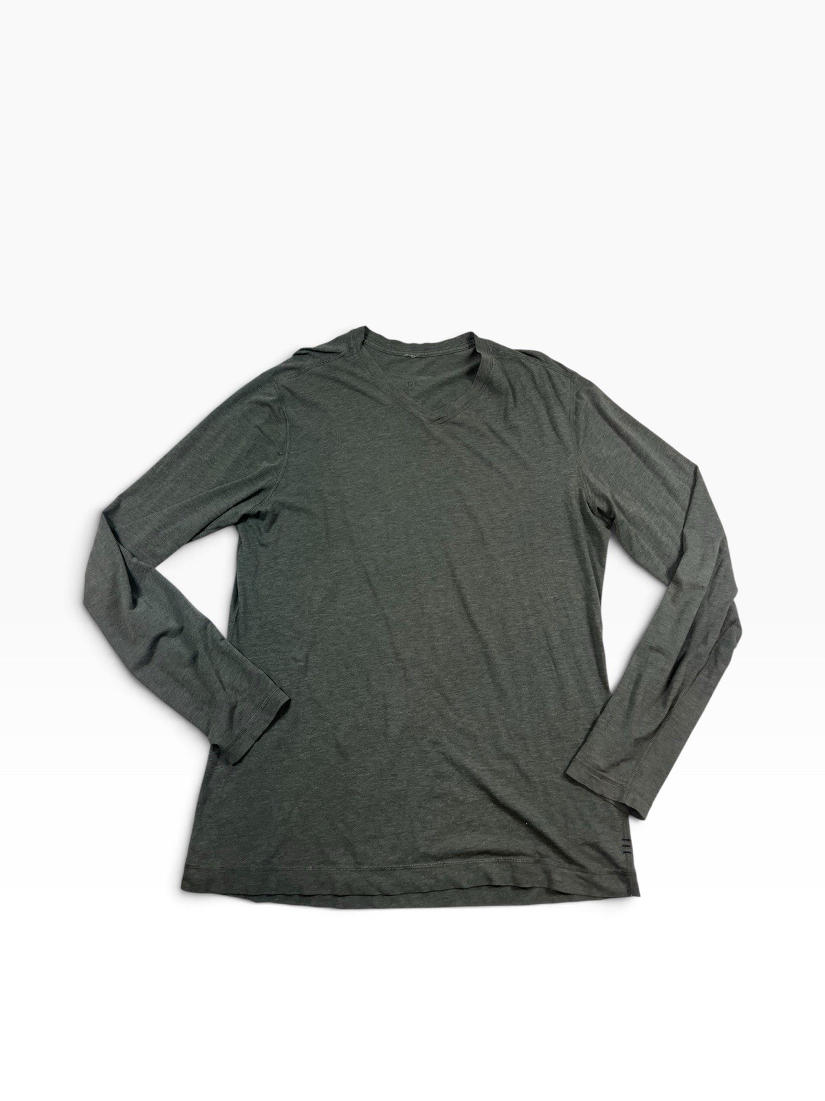 Green Lululemon Long Sleeve Vneck Tshirt Shirt Men\'s XL