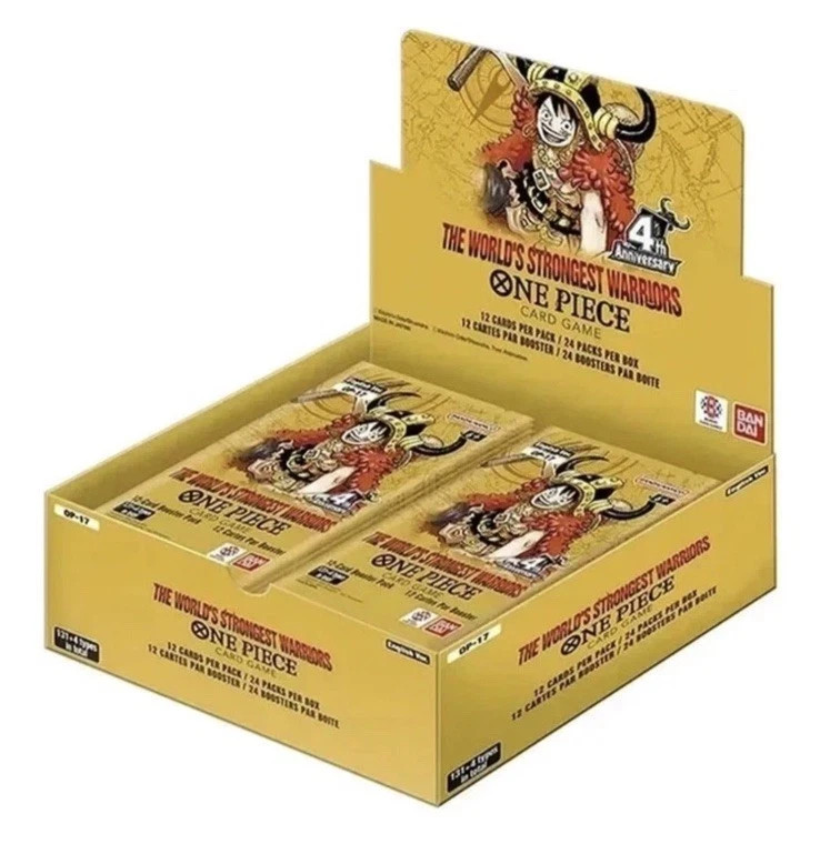 One Piece TCG OP17 World's Strongest Warriors BOOSTER BOX Sealed English One Piece TCG OP17 World's Strongest Warriors BOOSTER BOX Sealed English