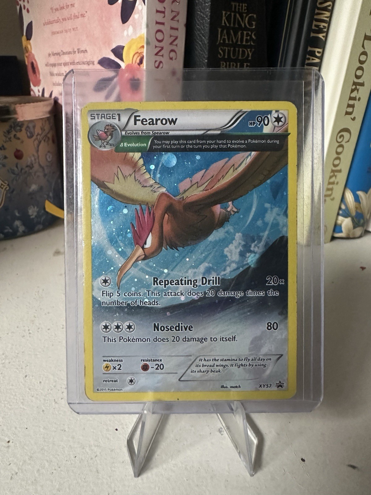 Fearow XY57 XY Holo HP Black Star Promo 2015