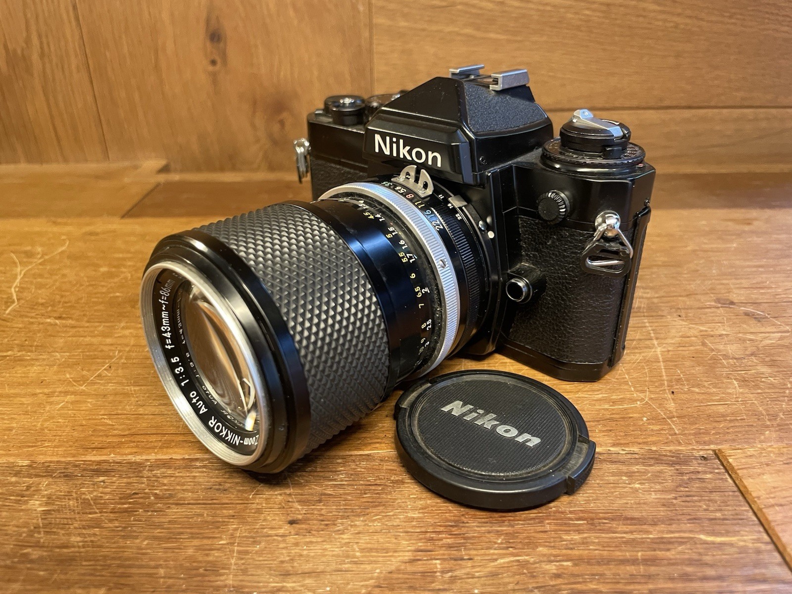 *Near Mint ++* Nikon FE Film Camera Zoom Nikkor 43-86mm F/3.5 Ai Converted Lens
