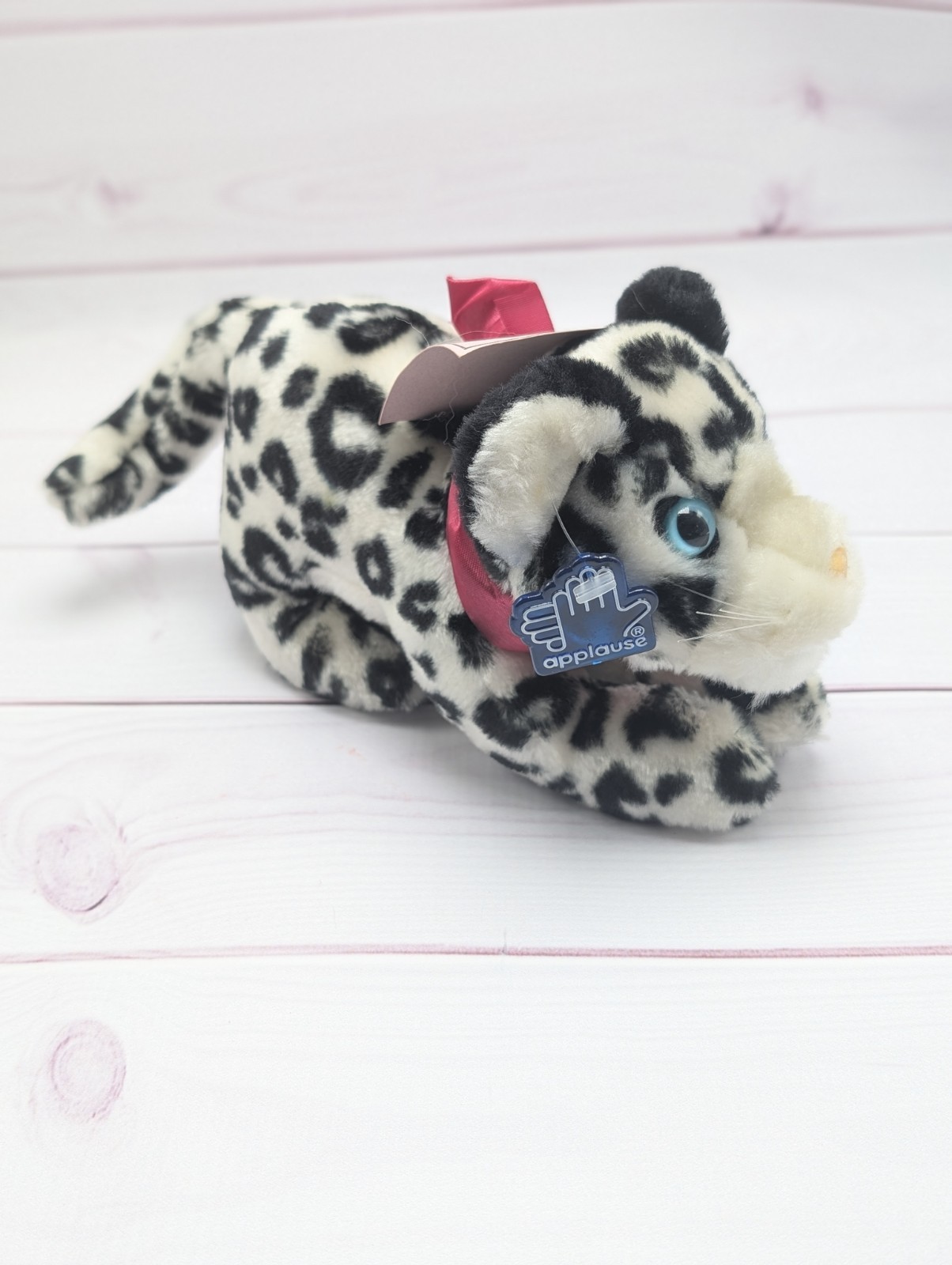 Vintage Applause WWF Snow Leopard Wild Cat Plush St. Louis Zoo Parents Small 10\