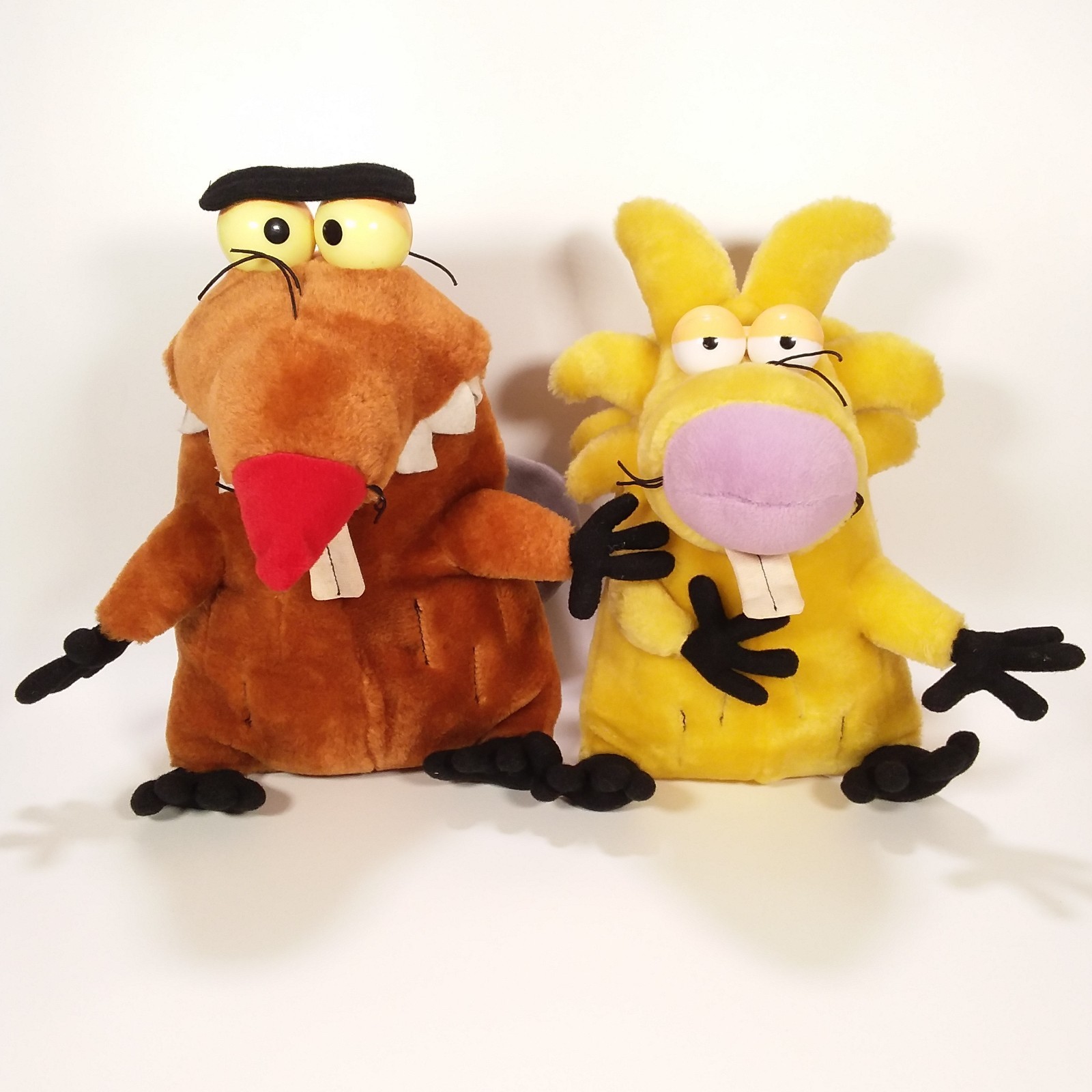 The Angry Beavers Plush - Daggett Norbert - Nanco - Vintage 2001