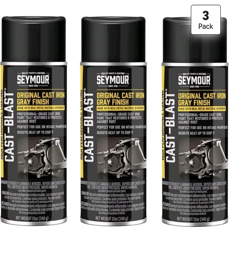 Seymour CA16-48 Cast Blast Spray Paint 12 Ounce (Pack of 3)
