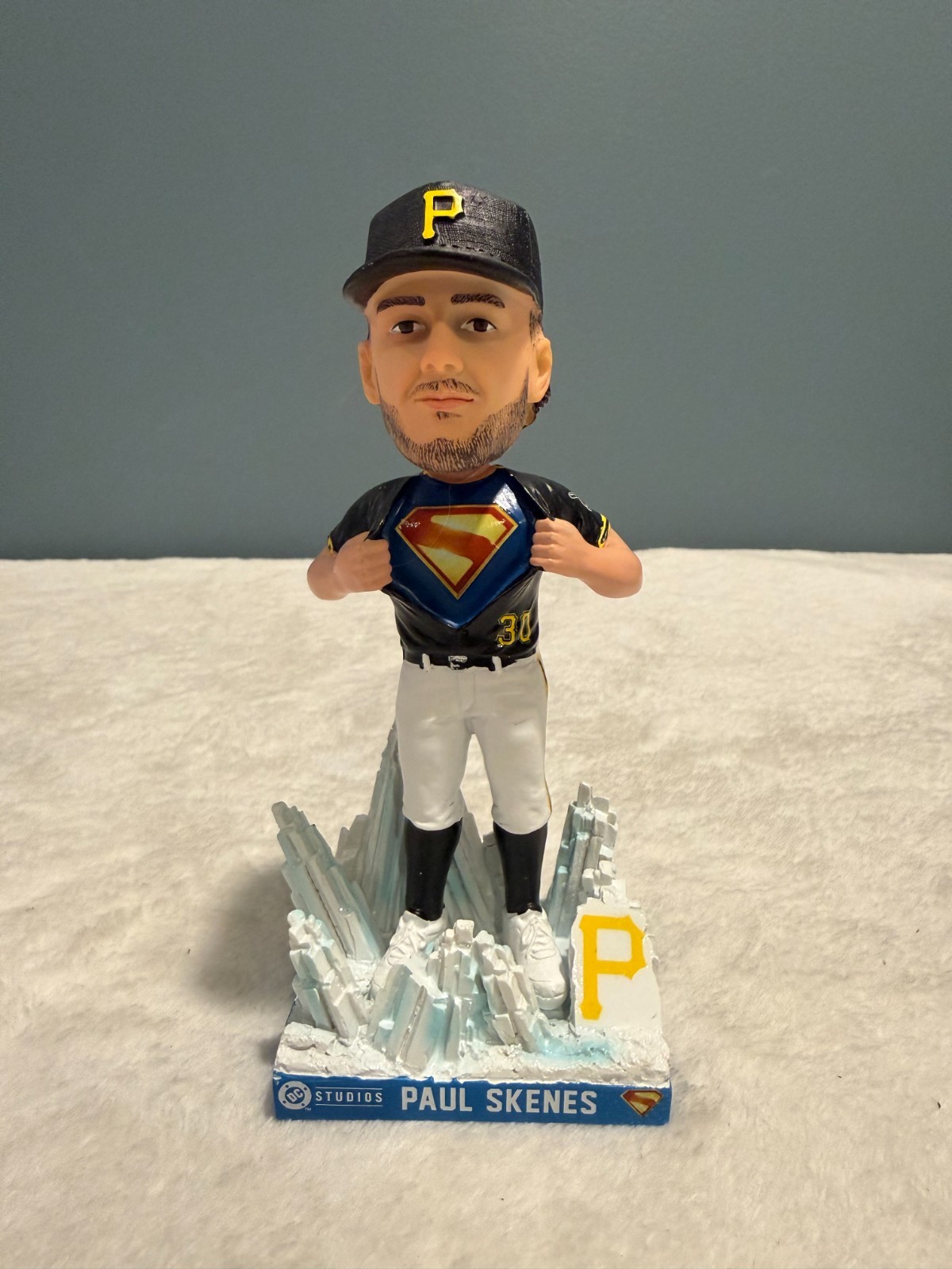 Paul Skenes Superman Bobblehead SGA Pittsburgh Pirates 6/22/25 DC Comics