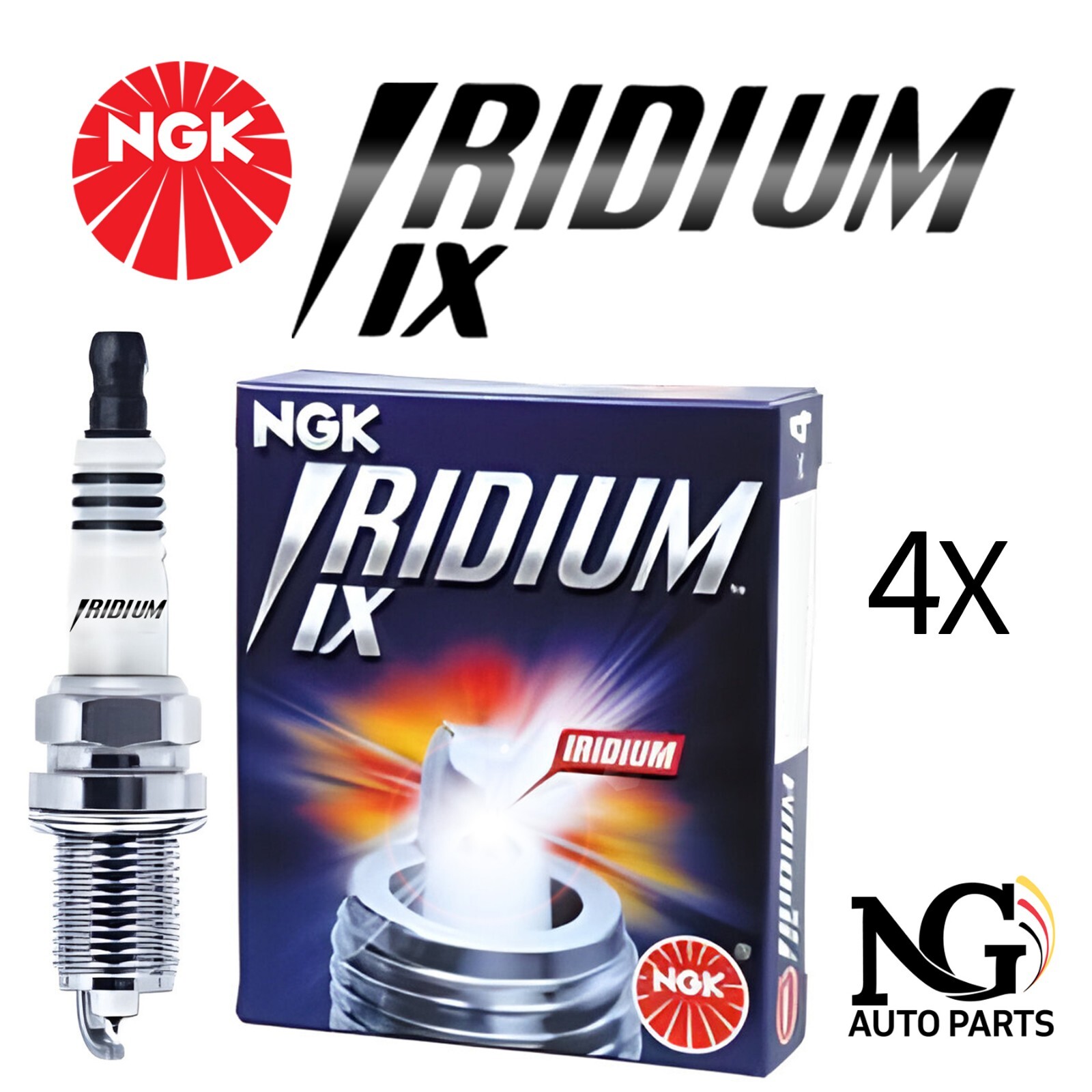 NGK IRIDIUM IX SPARK PLUGS FIT BMW MINI COOPER S 1.6 R52 R53 2002 - 2007 HEAT 7