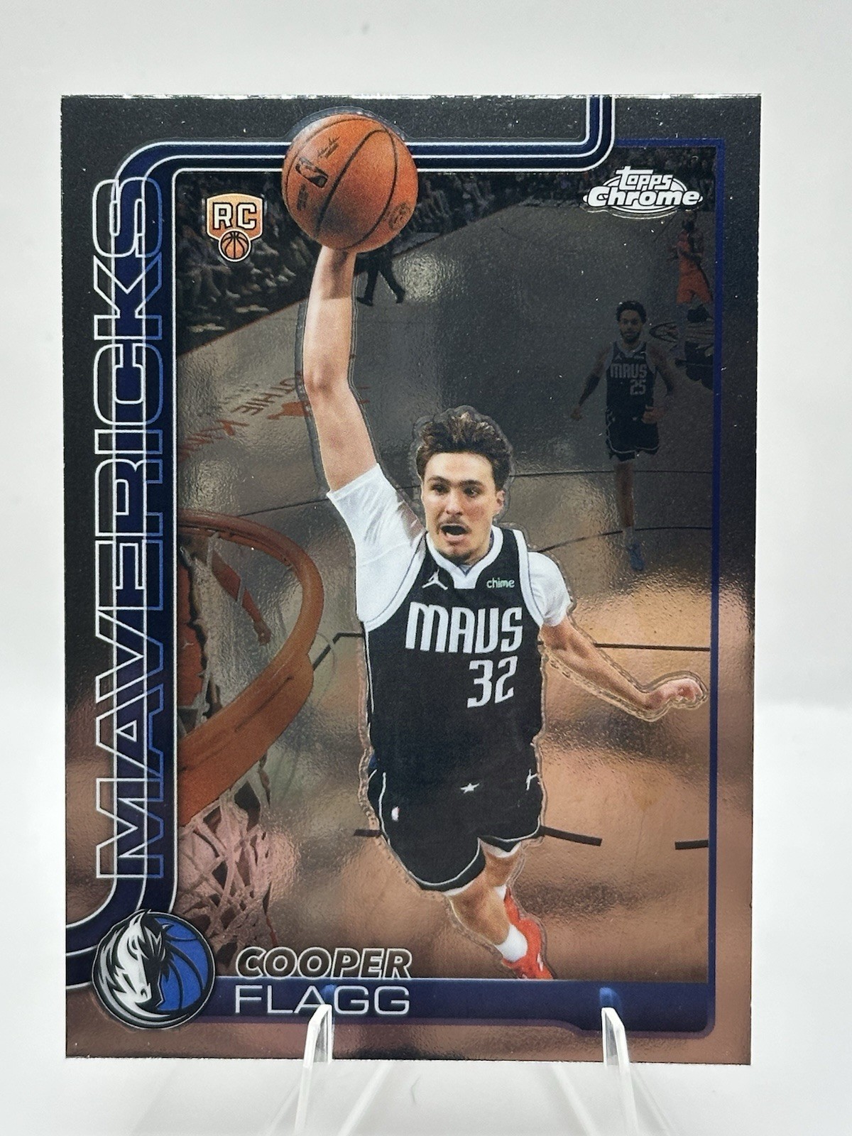 2025-26 Topps Chrome Update #151 Cooper Flag Base Rookie Mavericks RC