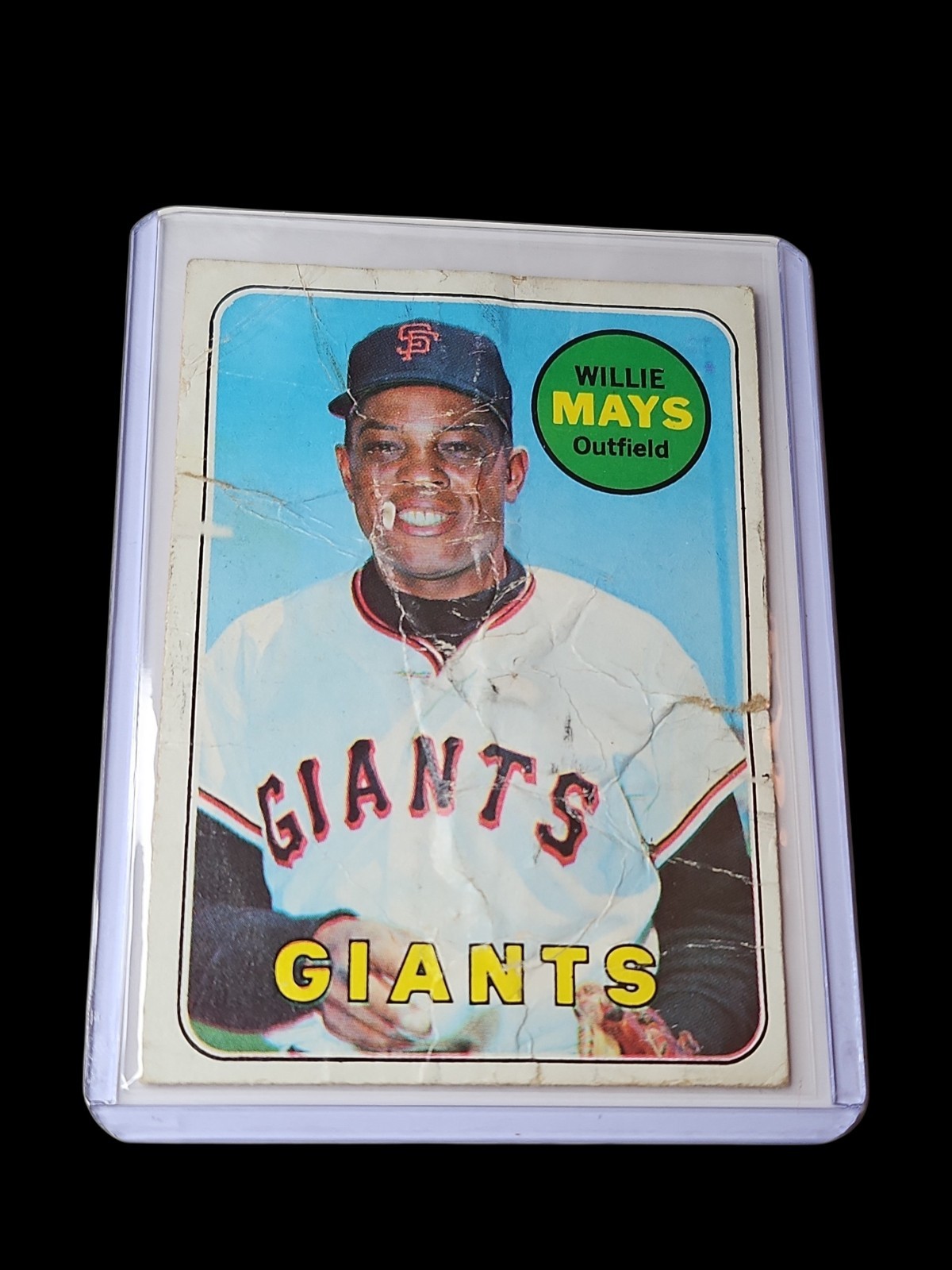 🔥SPECTACULAR 1969 TOPPS WILLIE MAYS CARD #190 Has Alot Of Wear 🔥SPECTACULAR 1969 TOPPS WILLIE MAYS CARD #190 Has Alot Of Wear