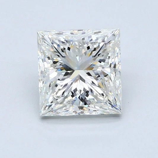 6 Ct Lab Grown Diamond Princess Cut D Color VVS1 Clarity Certified Loose Diamond