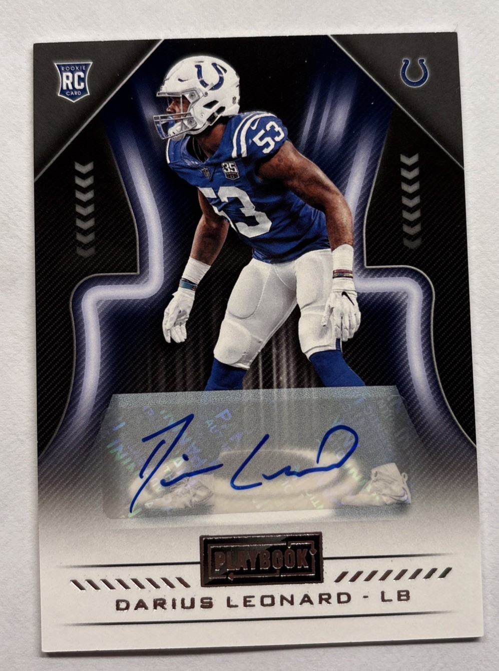 2018 Panini Playbook Rookies Signatures Shaquille Leonard Darius Shaq Auto RC