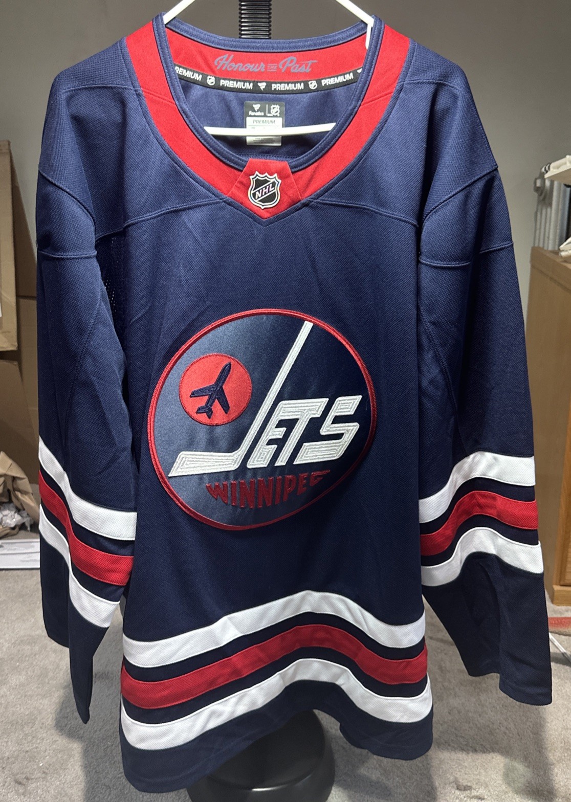 NWOT Fanatics Premium Winnipeg Jets Alternate Jersey Size 56 NWOT Fanatics Premium Winnipeg Jets Alternate Jersey Size 56