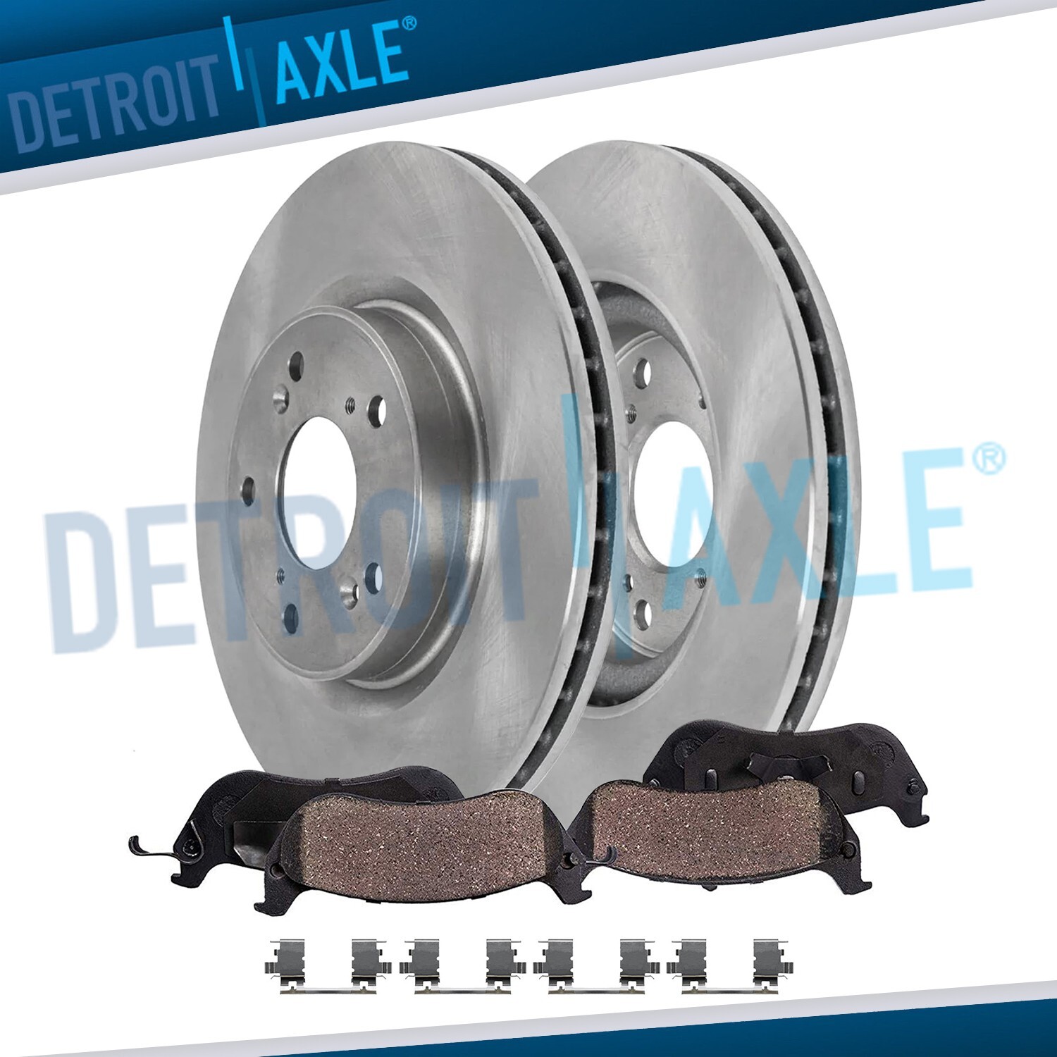 11.54 inch (293mm) Front Rotors Ceramic Brake Pads for 2013 - 2022 Honda Accord