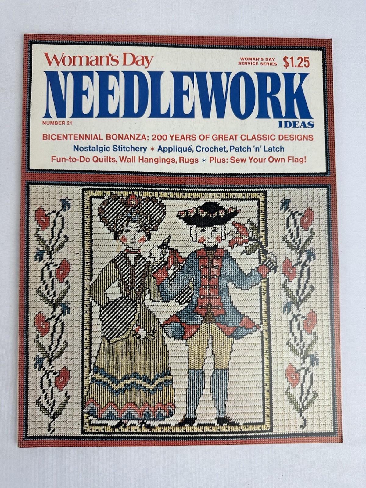 Vintage Woman\'s Day Needlework Ideas Magazine Number 21 1975