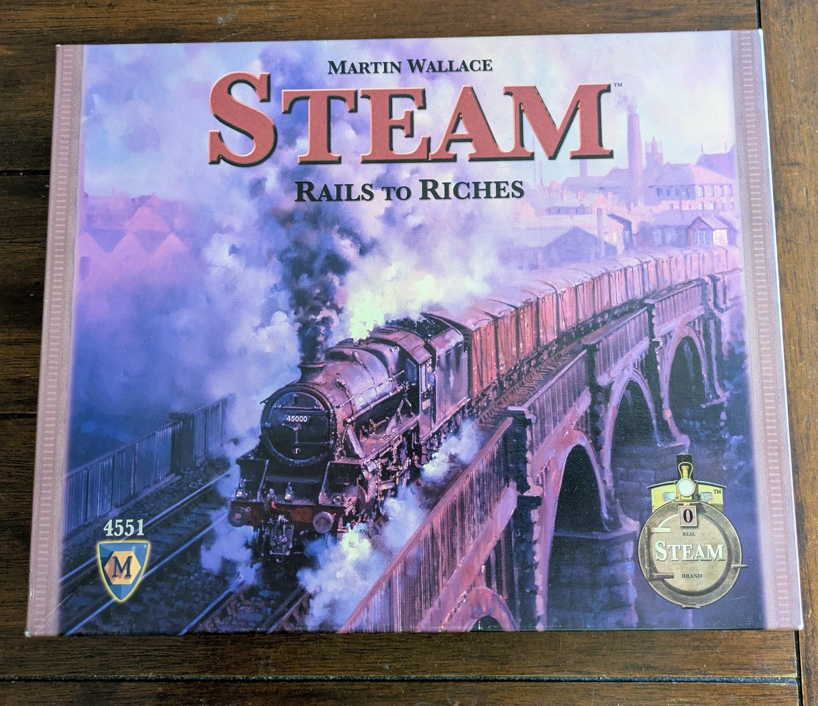 Steam Rails to Riches - UNPUNCHED/COMPLETE - Martin Wallace