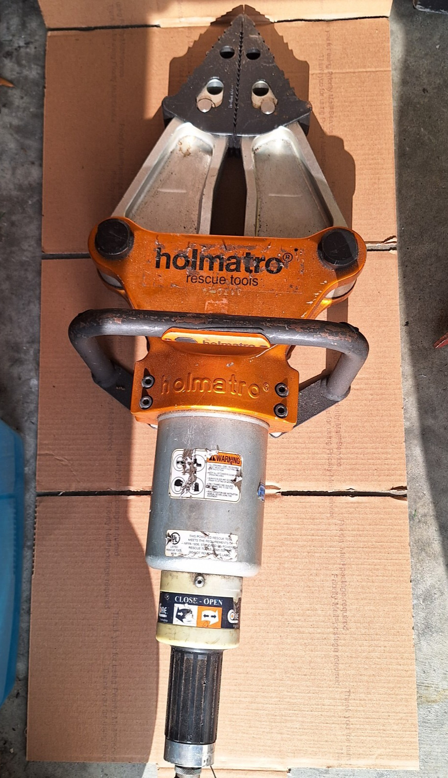 Holmatro Rescue Tools Cutter 4260-Ul Spreader Preowned Holmatro Rescue Tools Cutter 4260-Ul Spreader Preowned
