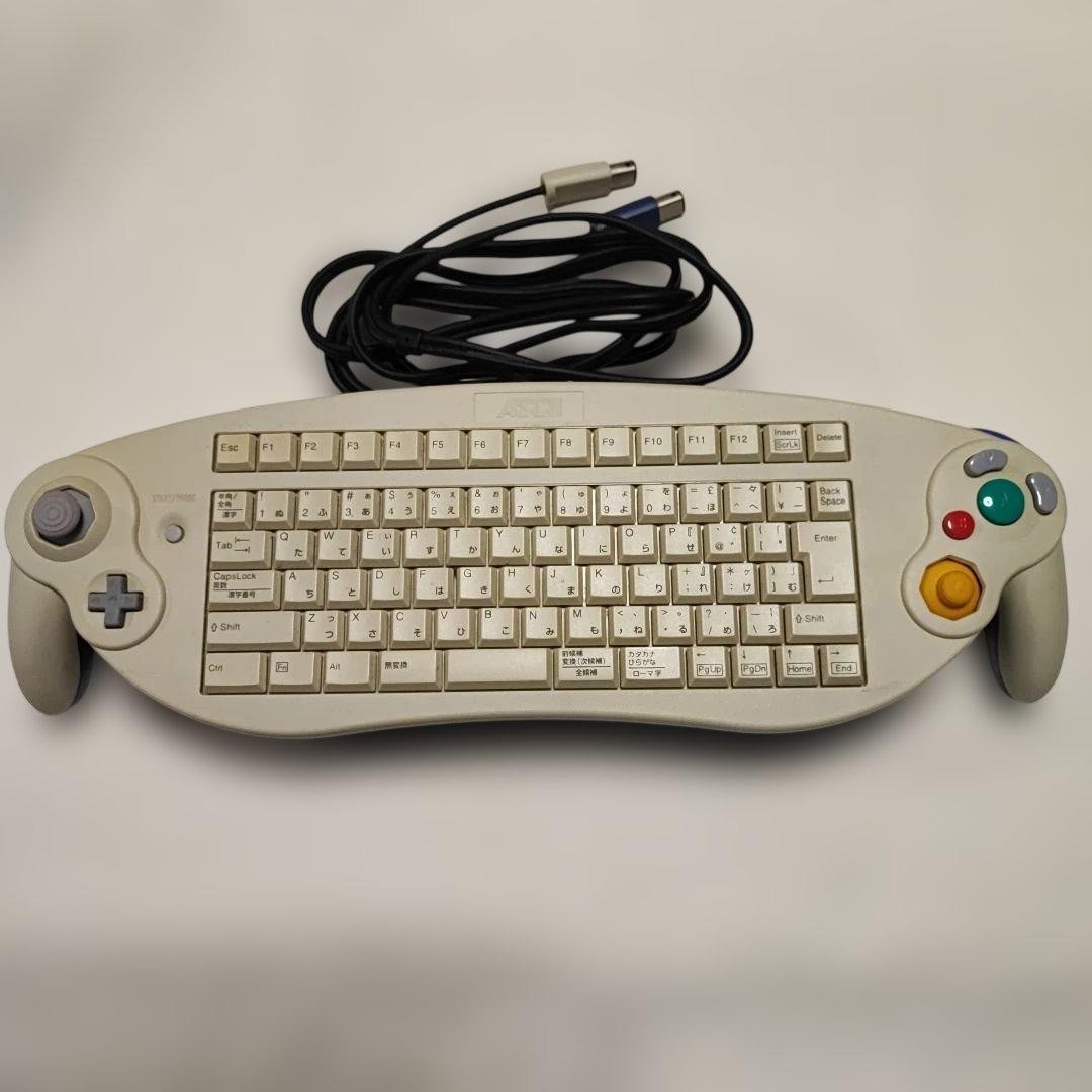 ASCII ASC-1901PO GameCube Keyboard Controller Rare Accessory ASCII ASC-1901PO GameCube Keyboard Controller Rare Accessory