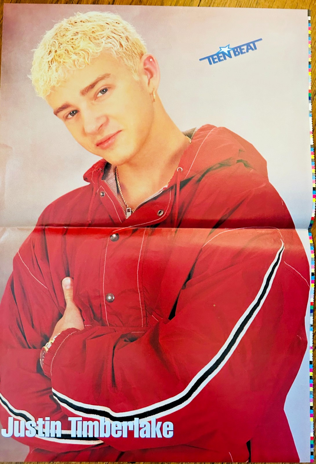 NSYNC / Justin Timberlake Teen Beat Double-Sided Poster 11 x 16