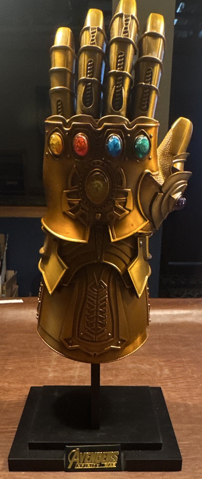 Metal Thanos Infinity Gauntlet W/ 2 Sets Infinity Stones Cosplay Marvel End Game Metal Thanos Infinity Gauntlet W/ 2 Sets Infinity Stones Cosplay Marvel End Game