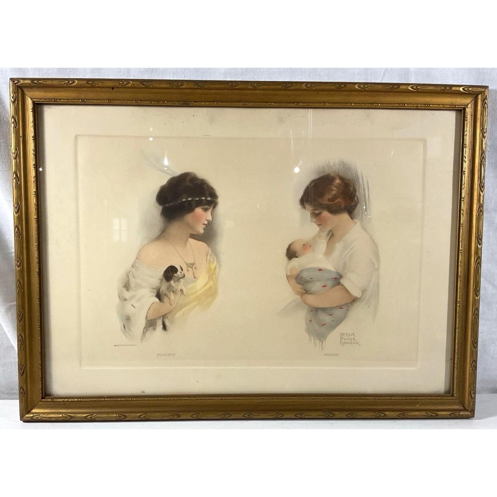 Antique 1907 Bessie Pease Gutmann \