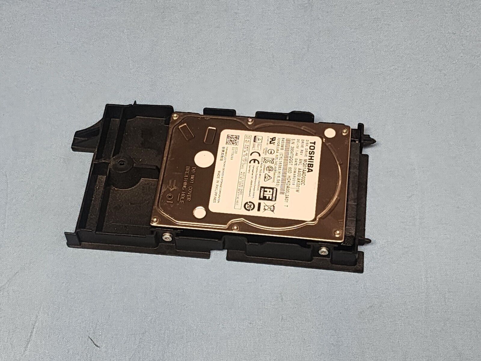 2020–2025 Mercedes-Benz NTG6 MBUX Toshiba 320GB Hard Drive MQ1AAD032C OEM