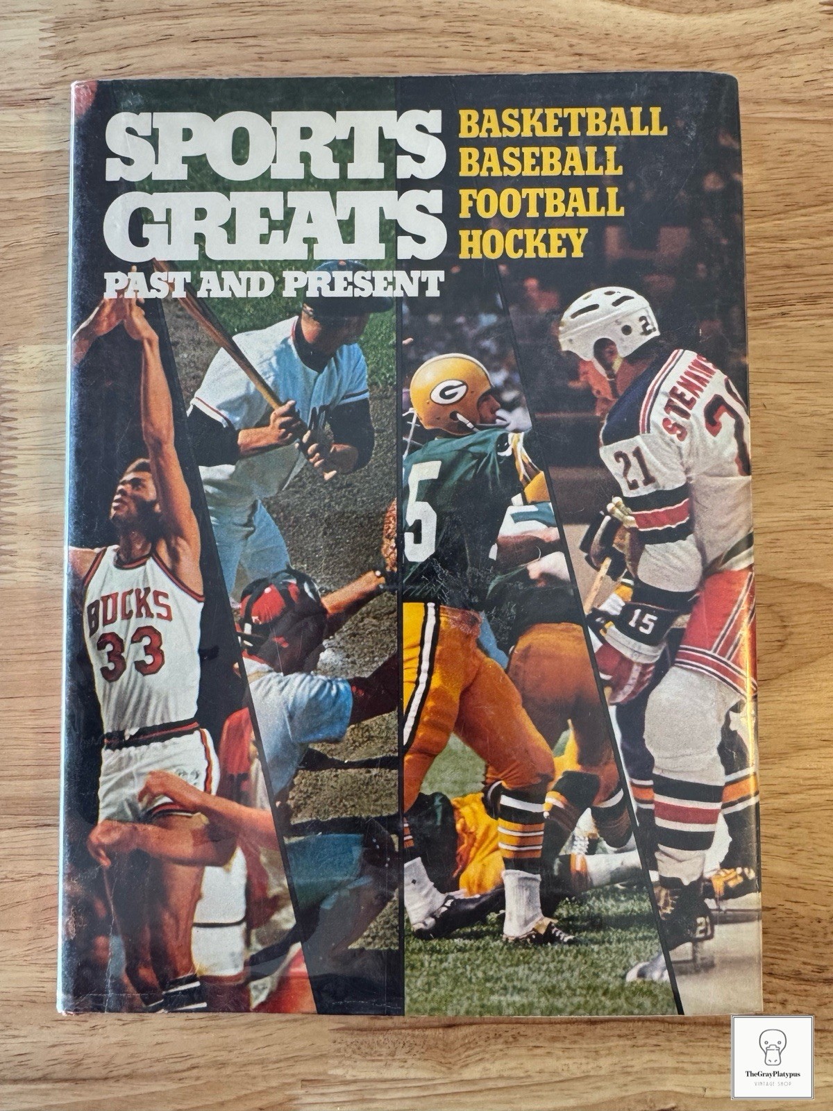1973 Sports Greats Past And Present HC Book Football Baseball Basketball Hockey