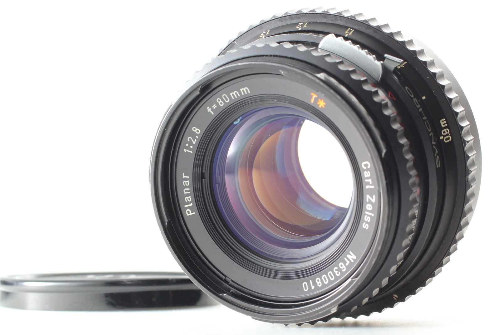 [Exc+5] Hasselblad Carl Zeiss Planar T* C Black 80mm f/2.8 Lens from JAPAN