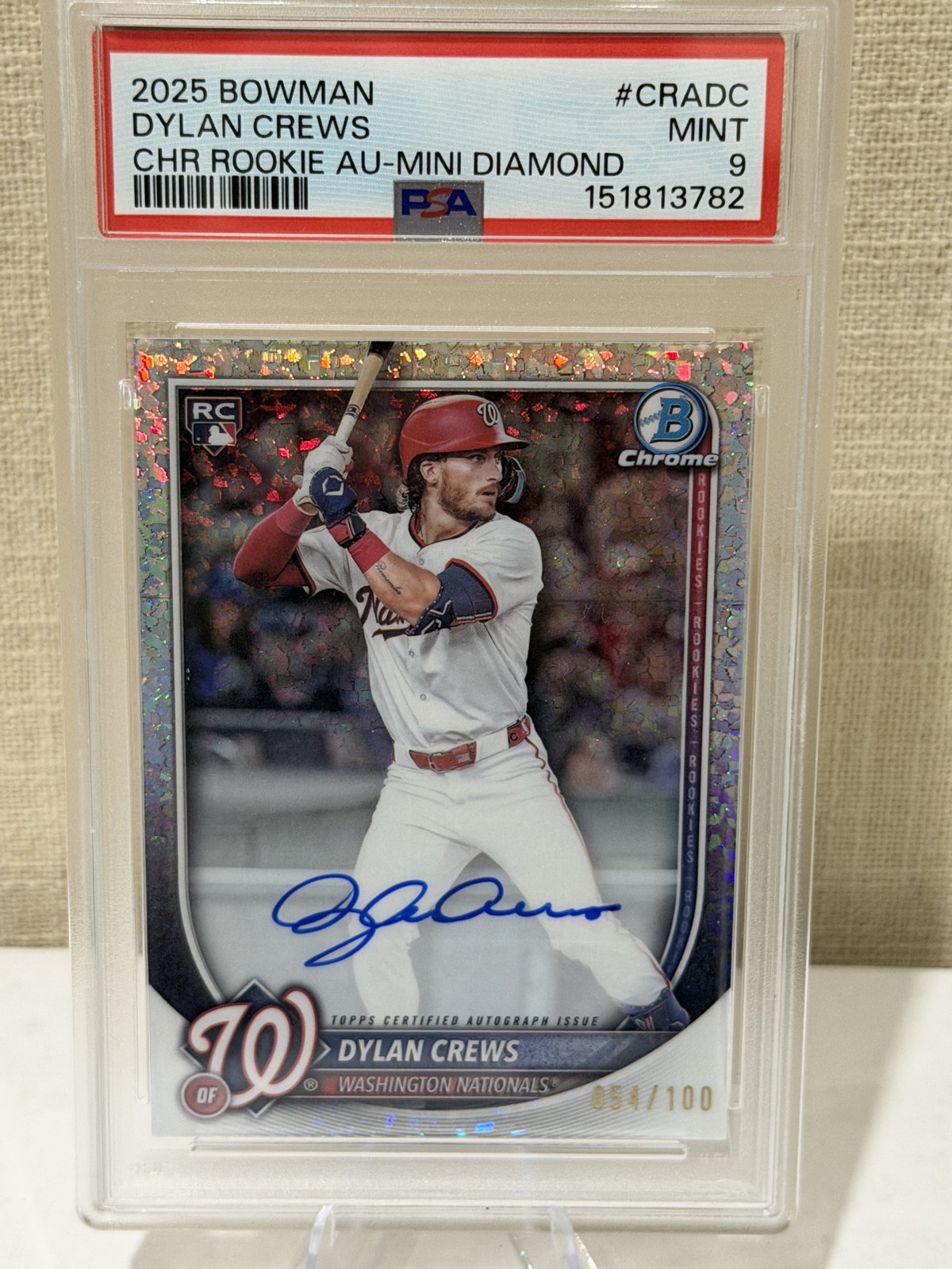 2025 Bowman - Chrome Rookie Autographs Dylan Crews #CRA-DC Mini-Diamond... 2025 Bowman - Chrome Rookie Autographs Dylan Crews #CRA-DC Mini-Diamond...