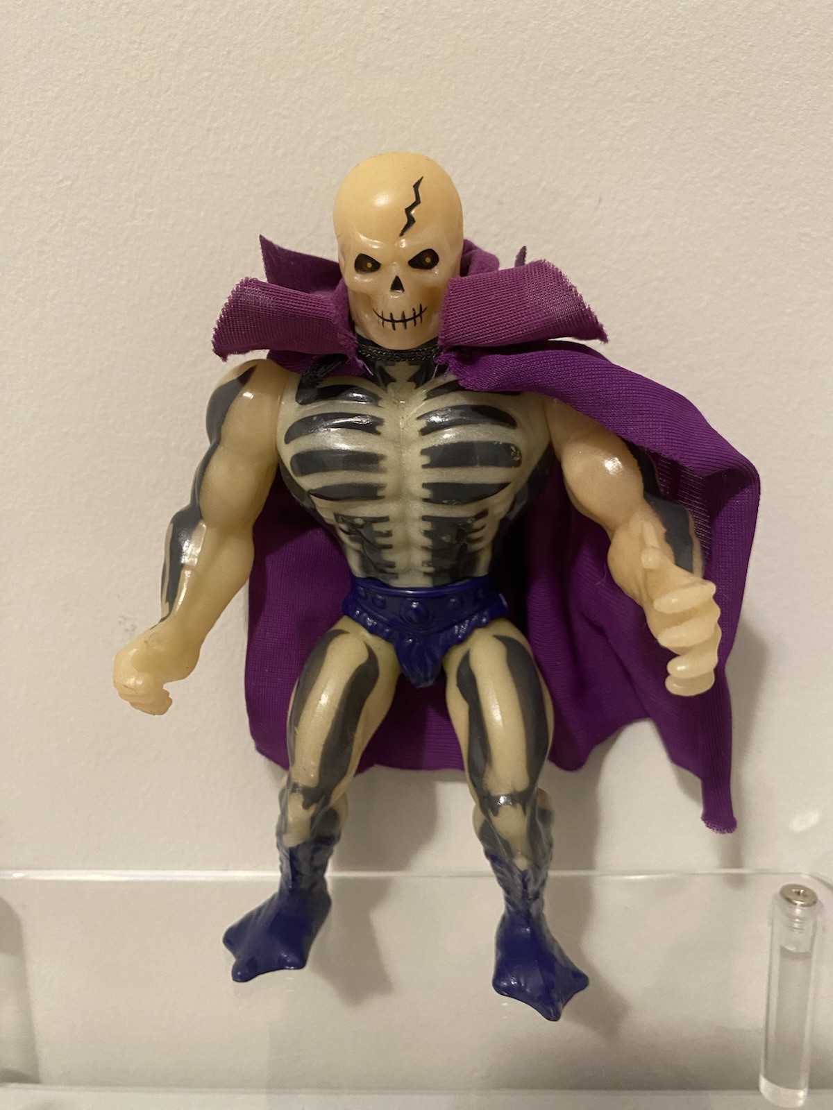 Vintage MOTU He-Man Scare Glow Masters of the Universe Mattel 1987 Glows RARE