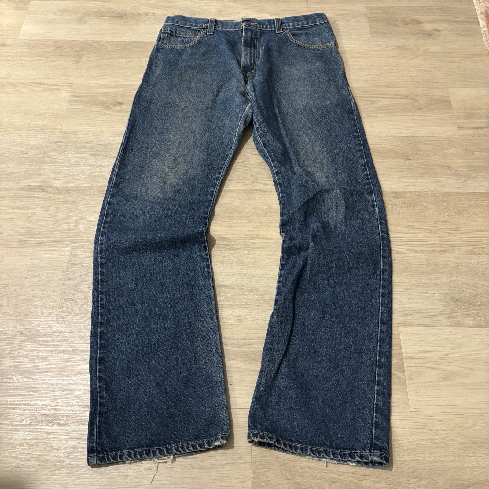 Levi\'s 517 Bootcut Jeans Men\'s TAG 34x34 Blue Actual 32x33 Cotton Y2K Western