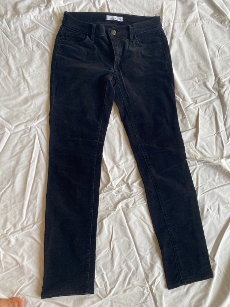 Ann Taylor LOFT Black Corduroy Pants Womens 00 Made and Loved Ann Taylor LOFT Black Corduroy Pants Womens 00 Made and Loved