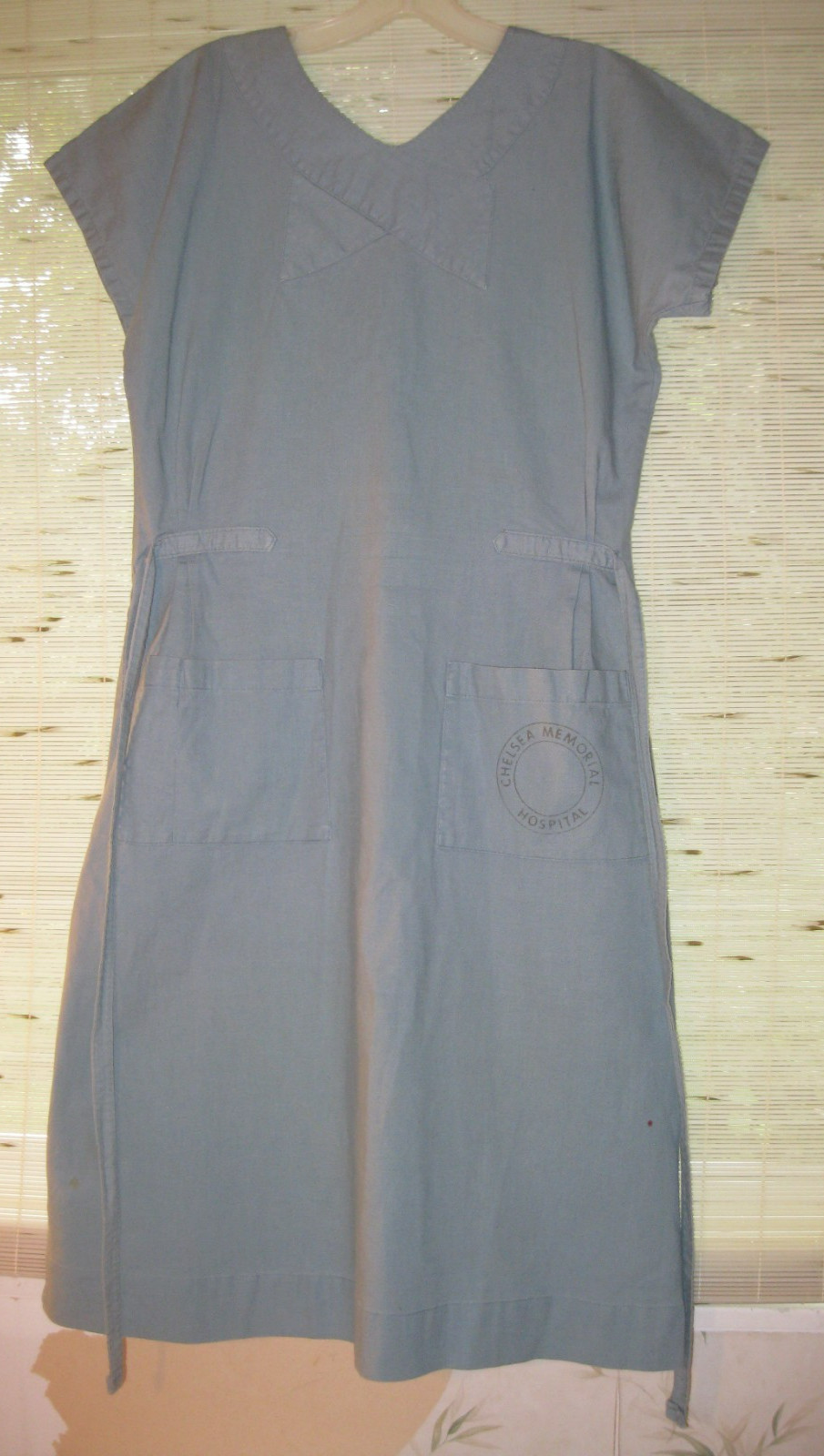 VTG 50s 60s Blue Nurse Dress White Knight Uniform Chelsea Memorial Hospital Mass VTG 50s 60s Blue Nurse Dress White Knight Uniform Chelsea Memorial Hospital Mass