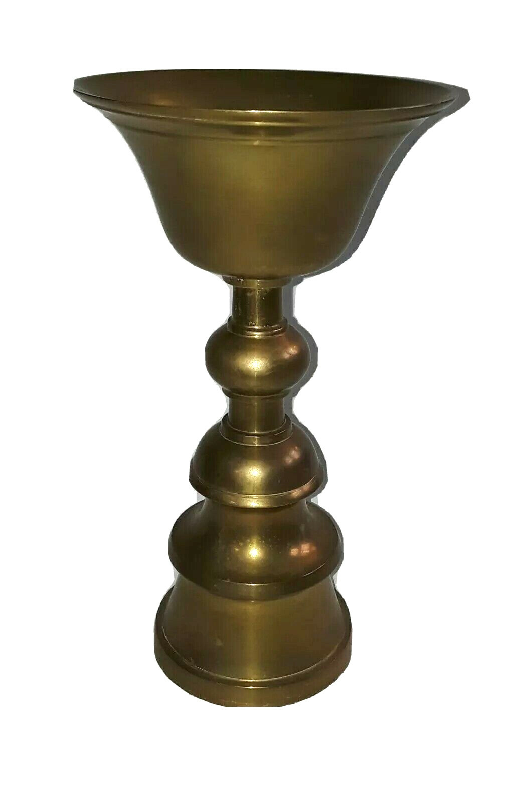 Christian Antique Brass Solid Large Tall Catholic Holy Vintage Chalice