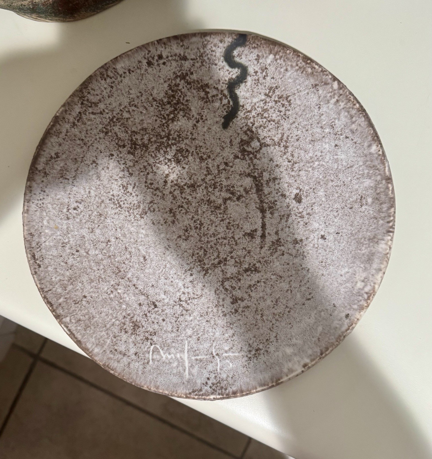 McCarty Pottery 10” Nutmeg Plate McCarty Pottery 10” Nutmeg Plate