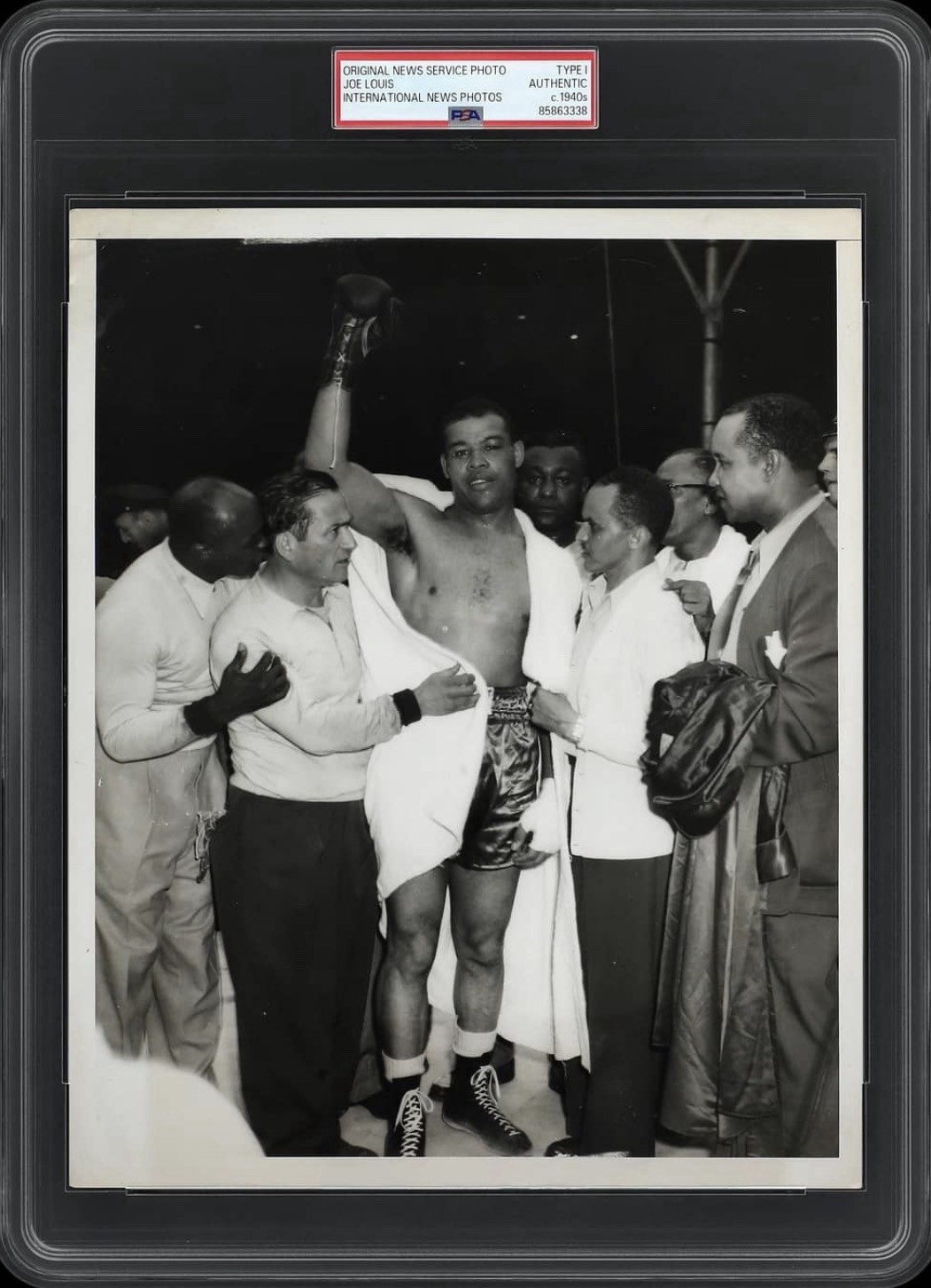 1948 Joe Louis “Triumph Over Jersey Joe Walcott” PSA Type 1 Original Photo