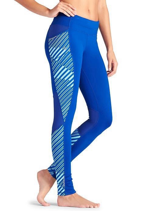 Athleta Sting Be Free Tight Yoga Tights, Admiral Blue, size Medium