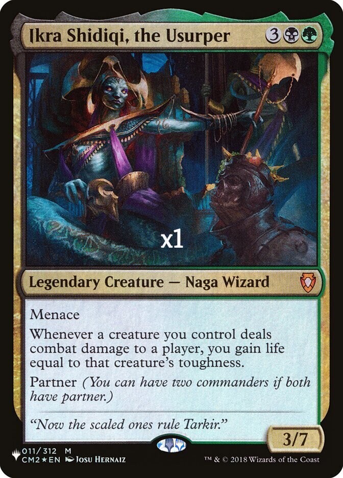 MTG The List PLST Ikra Shidiqi, the Usurper MINT