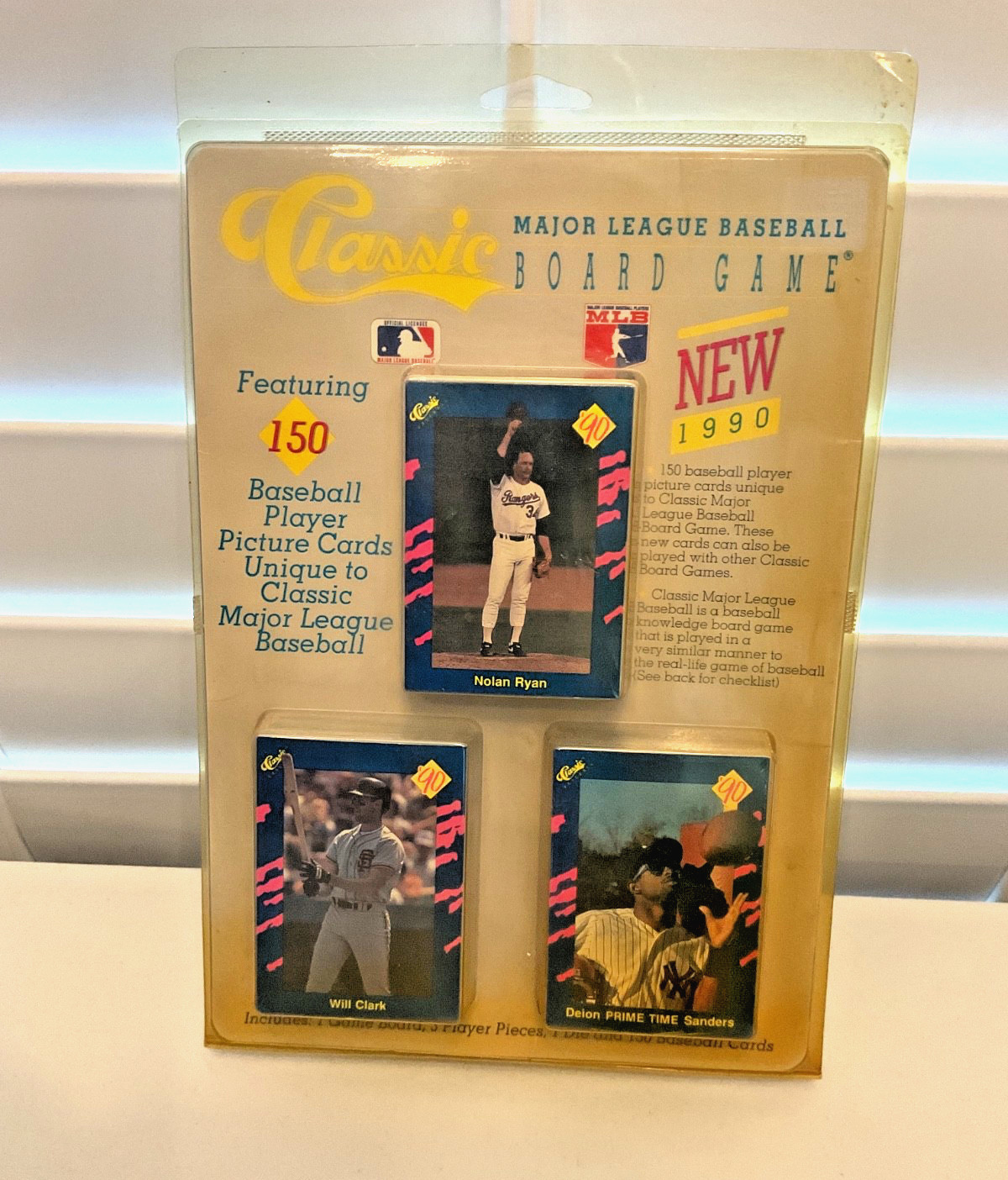 NIP vtg 1990 CLASSIC Major League Baseball Board Game sealed 150 card Nolan Ryan