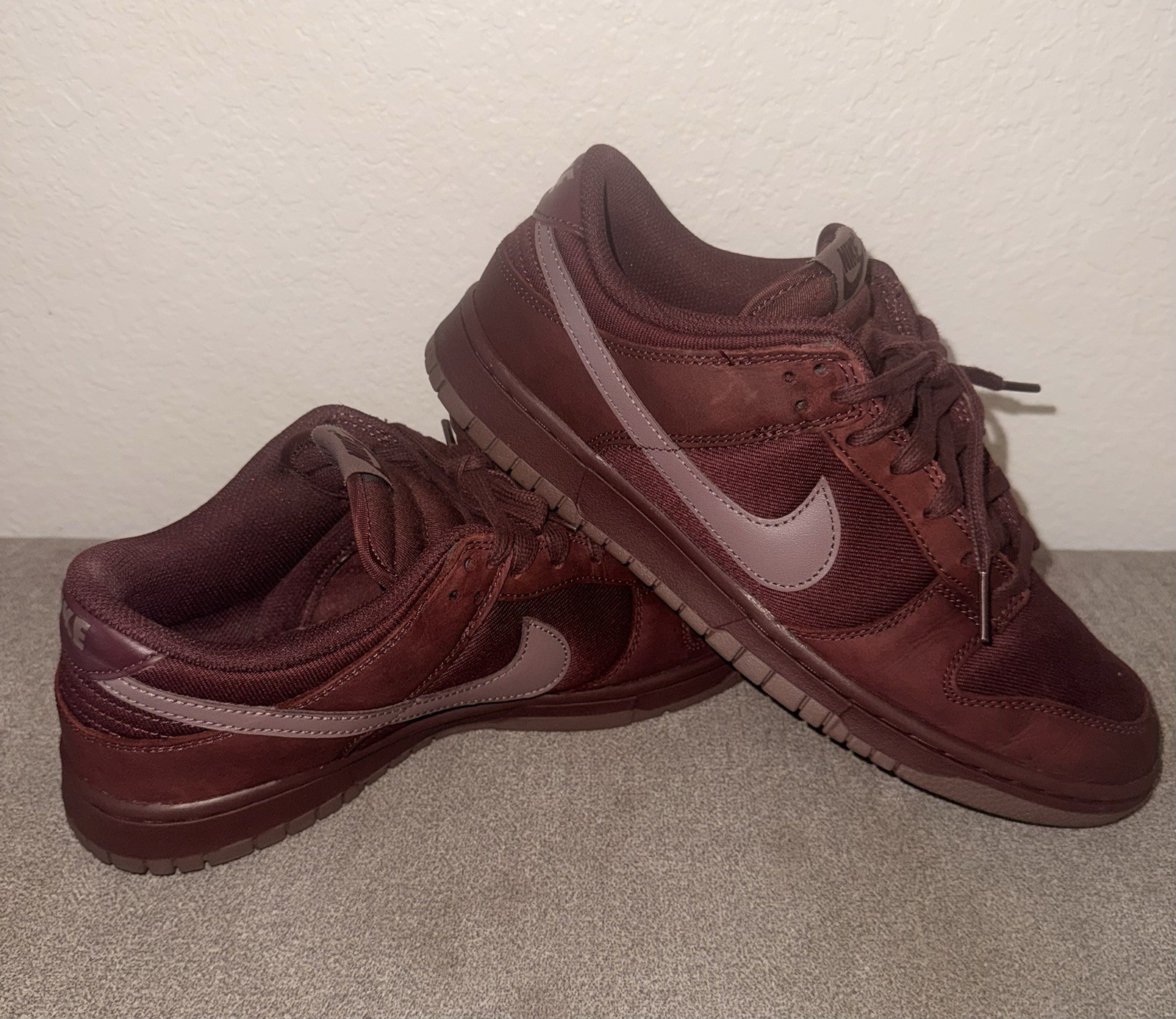 🔥 GRAIL ALERT Nike Dunk Low Premium \'Burgundy Crush\' (US Men\'s 10) 🔥