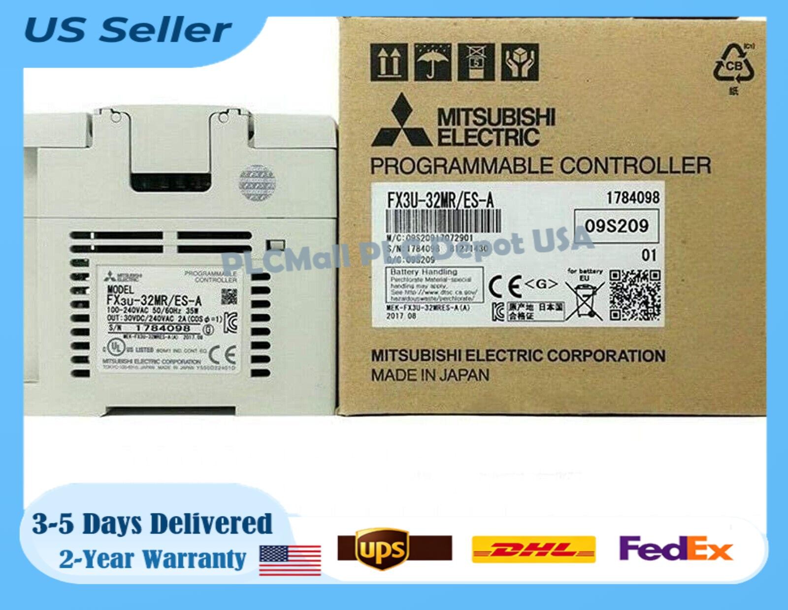 NEW Mitsubishi Programmable Controller FX3U-32MR/ES-A
