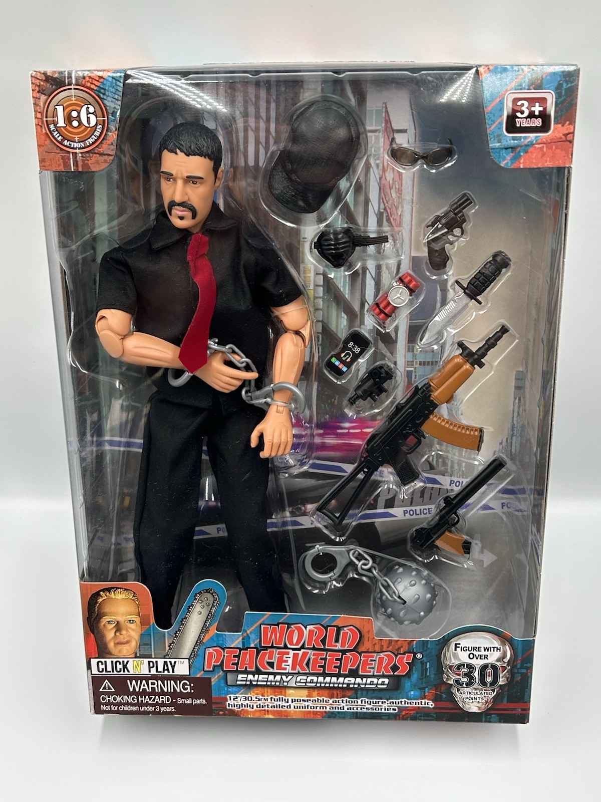 World Peacekeepers Enemy Commando Fully Poseable 12” Action Figure World Peacekeepers Enemy Commando Fully Poseable 12” Action Figure