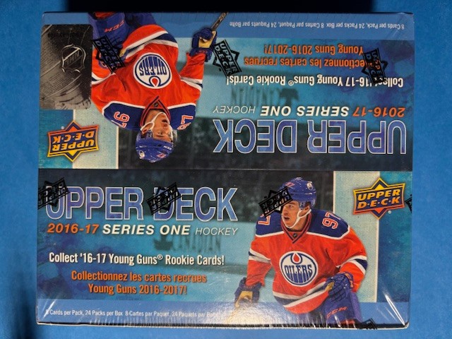 2016-17 UPPER DECK SERIES ONE HOCKEY - RETAIL BOX FACTORY SEALED 2016-17 UPPER DECK SERIES ONE HOCKEY - RETAIL BOX FACTORY SEALED