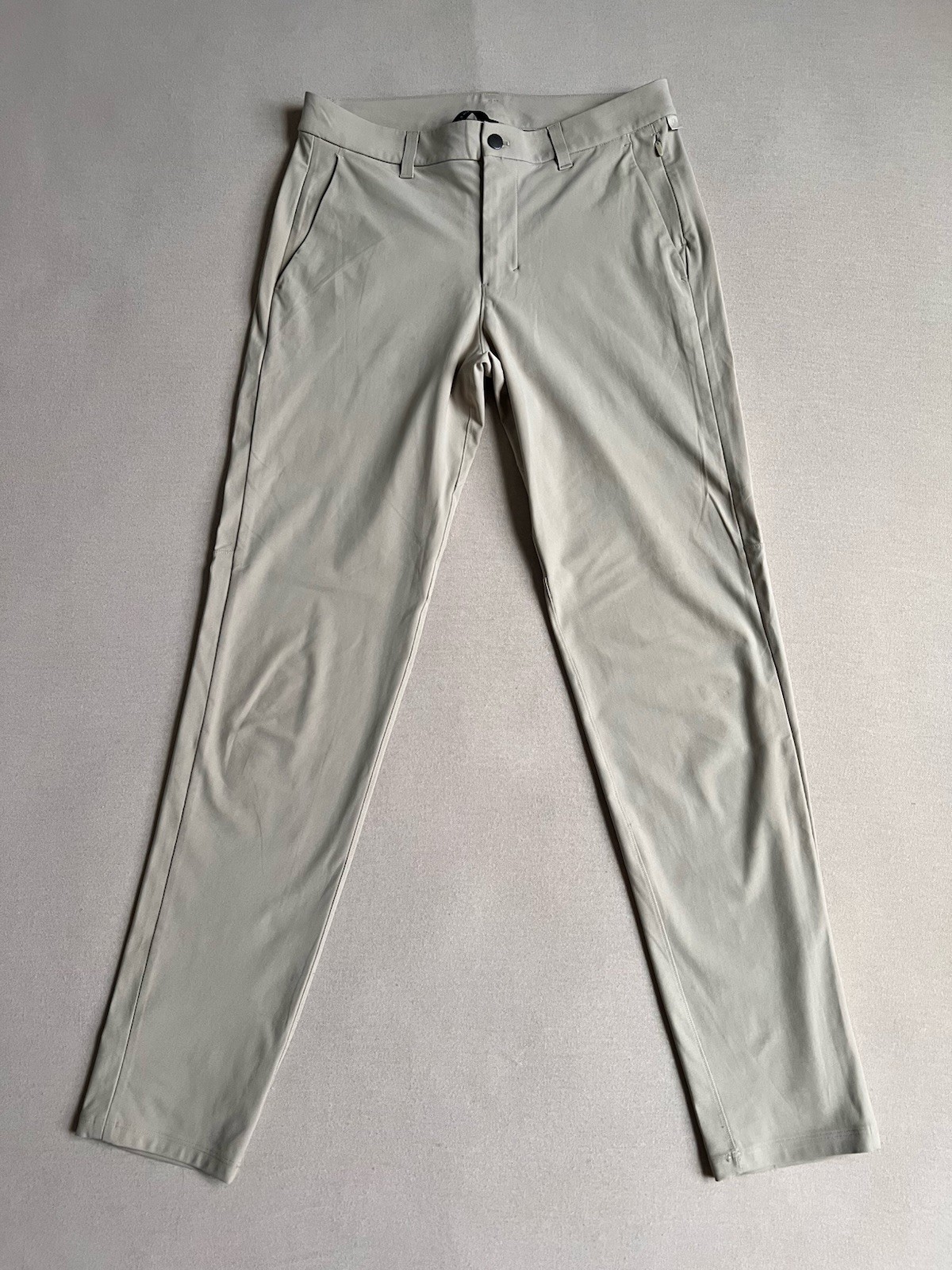 Lululemon Commission Slim Fit Pant 32 Khaki Tan Warpstreme Chino LM5AF3S
