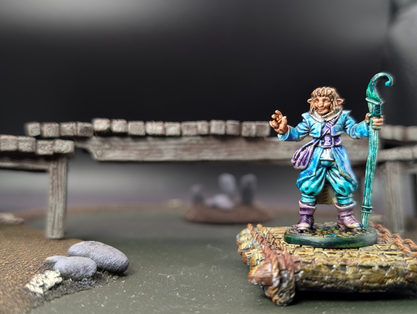 Well painted Fey Traveler/trickster \