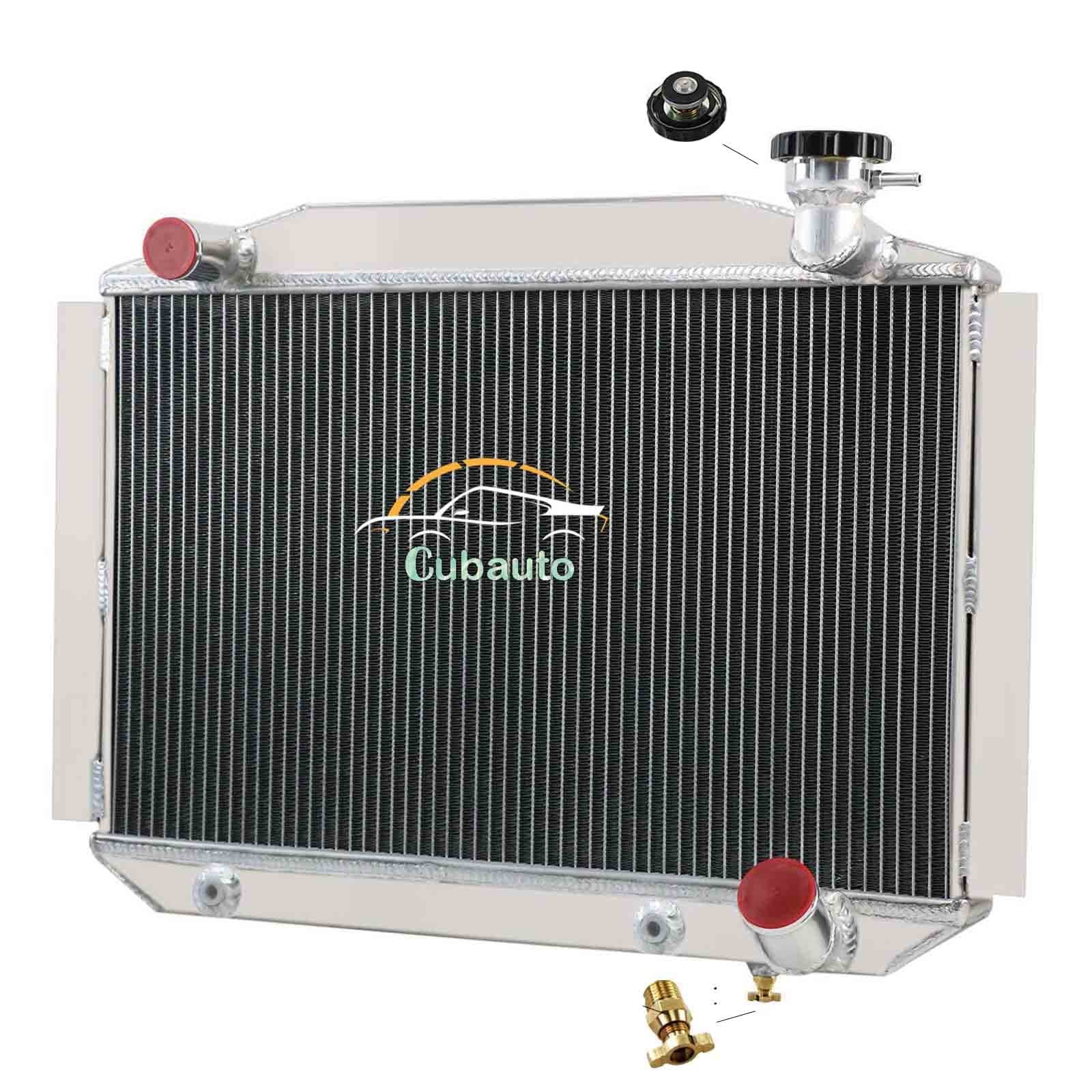 3 Row Aluminum Radiator 1955-1960 Chevy Corvette 350 V8 Small Block AT