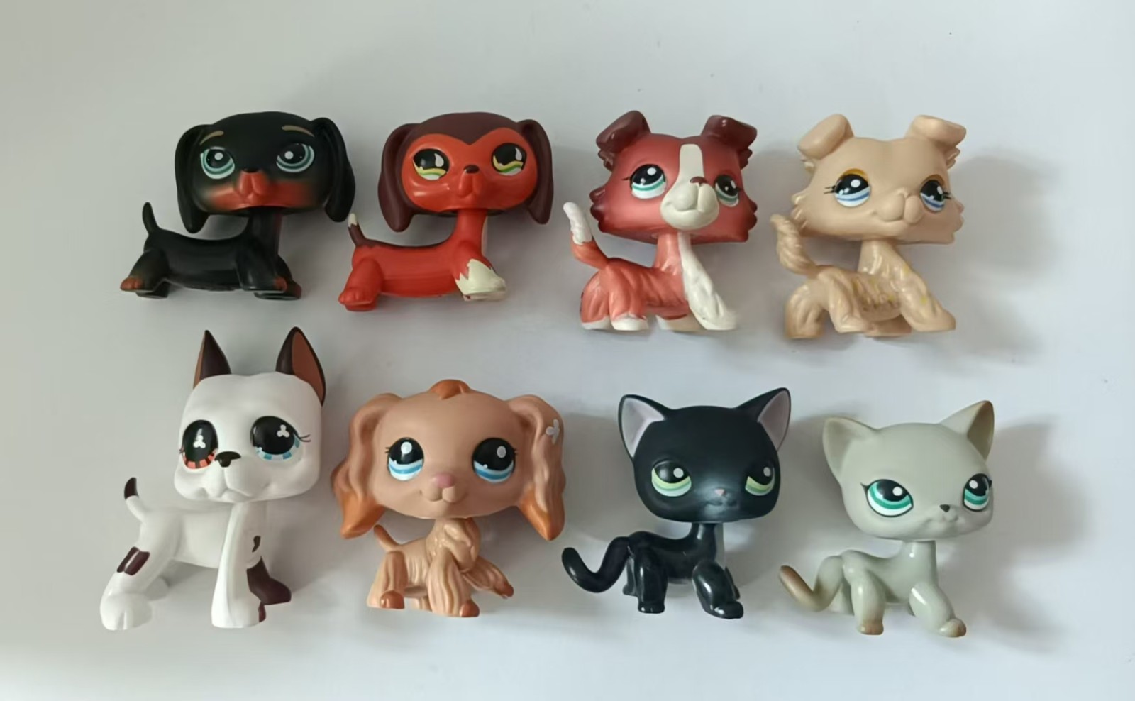 8pcs/lot Littlest Pet Shop LPS Cat Dog #325#391#577#1542Animals Figure 8pcs/lot Littlest Pet Shop LPS Cat Dog #325#391#577#1542Animals Figure