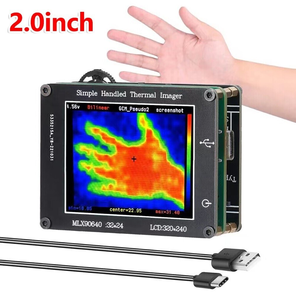 1X Handheld Digital Infrared Thermal Temperature Imager Camera Heating -40℃-300℃