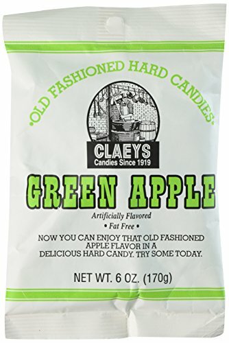 Claey\'s Old Fashioned Hard Candy, Green Apple (1-Bag)