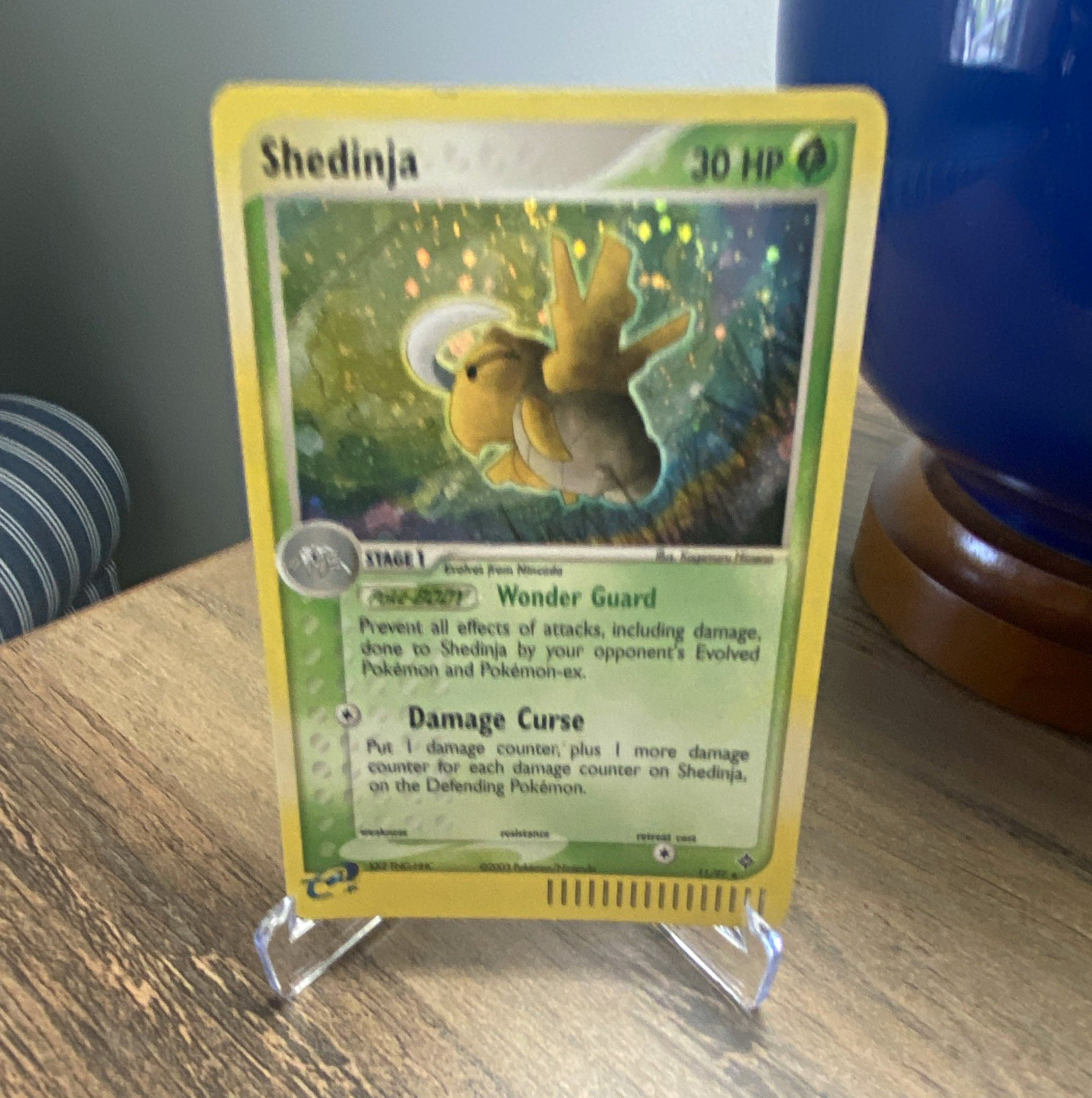 Pokemon TCG Shedinja 11/97 EX Dragon Holo Rare Holo English 30HP 2003