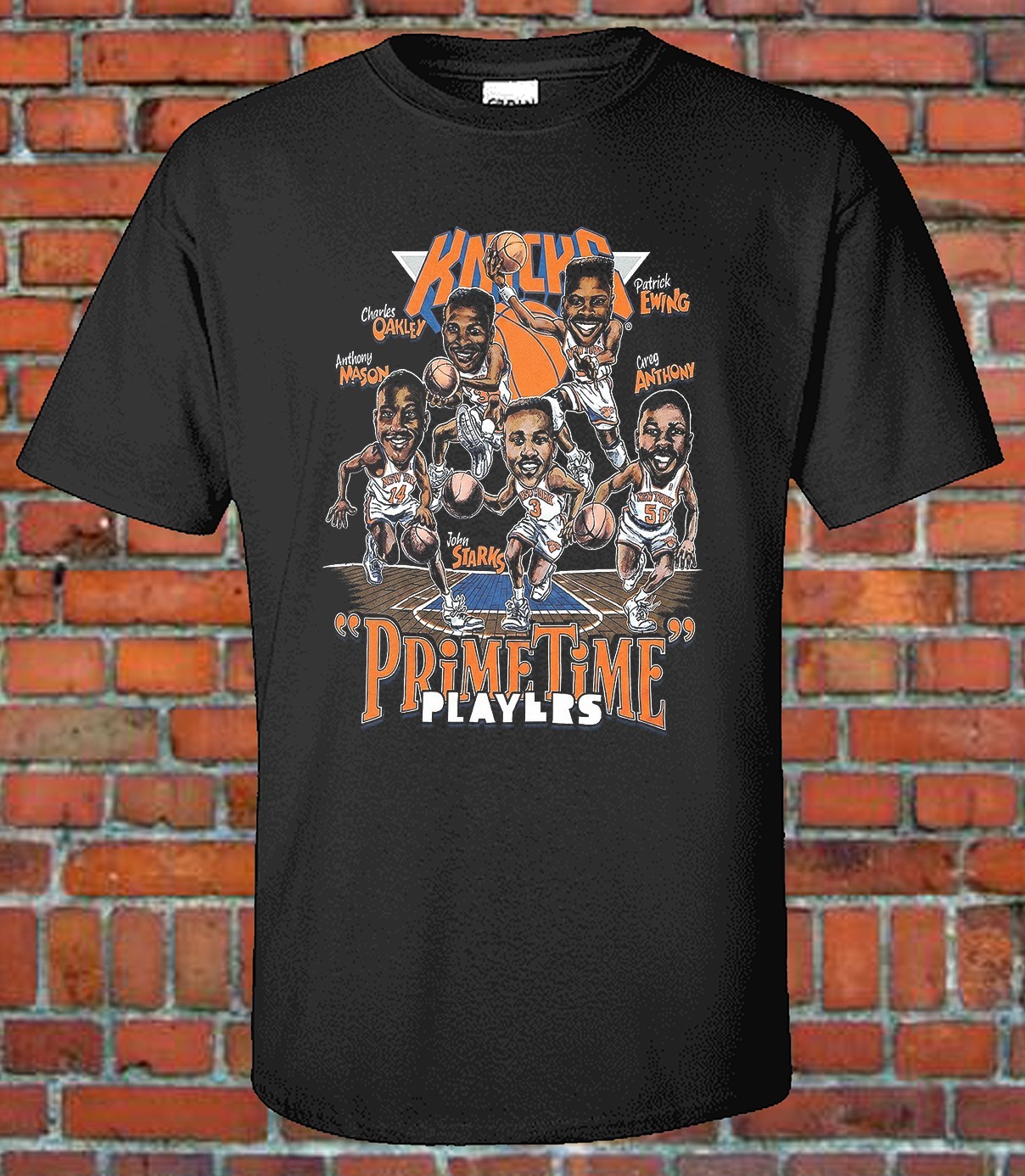 Vintage Recreated Knick Character Tee   - Bootleg Tee  -  Graphic T-Shirt