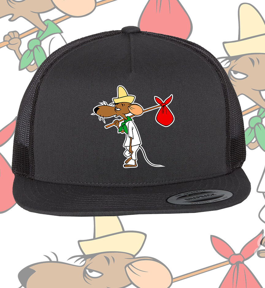 Slowpoke Rodriguez Black Trucker Hat Cap Adult Size One Size Fits all